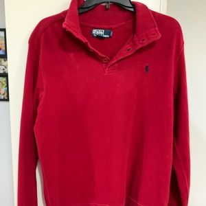 Men’s Polo Brand Red Long Sleeve Shirt large